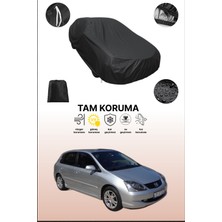 Dokaca Siyah Honda Civic 1 Hatchback Uyumlu Araba Brandası, Koruyucu Örtü, Oto Branda