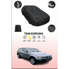 Dokaca Siyah Bmw X3 (E83) 2007 - 2010 Uyumlu Araba Brandası, Koruyucu Örtü, Oto Branda
