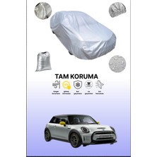 Dokaca Gri Mini Cooper Electric Concept Uyumulu Oto Branda, Araba Brandası, Koruyucu Örtü