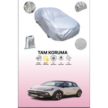 Dokaca Gri Opel Adam Rocks 2014 - 2021 Uyumulu Oto Branda, Araba Brandası, Koruyucu Örtü