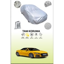 Dokaca Gri Audi Tt Rs Roadster 2016 - 2019 Uyumulu Oto Branda, Araba Brandası, Koruyucu Örtü