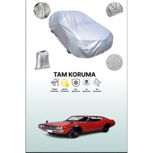 Dokaca Gri Nissan Skyline Gt-R (C110) 1972 - 1973 Uyumulu Oto Branda, Araba Brandası, Koruyucu Örtü