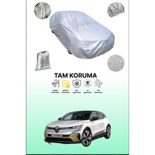 Dokaca Gri Renault Megane E-Tech Electric Uyumulu Oto Branda, Araba Brandası, Koruyucu Örtü