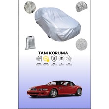 Dokaca Gri Bmw M Roadster (E36) 1997 - 2002 Uyumulu Oto Branda, Araba Brandası, Koruyucu Örtü