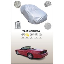 Dokaca Gri Chevrolet Camaro 3 Convertible Uyumulu Oto Branda, Araba Brandası, Koruyucu Örtü