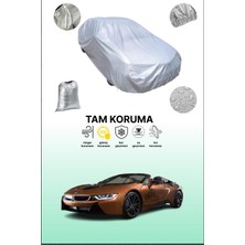 Dokaca Gri Bmw I8 2014 - 2018 Uyumulu Oto Branda, Araba Brandası, Koruyucu Örtü