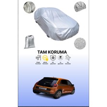 Dokaca Gri Renault Twingo Gt 2016 - 2019 Uyumulu Oto Branda, Araba Brandası, Koruyucu Örtü