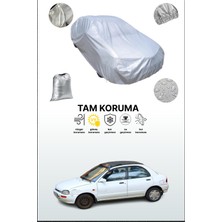 Dokaca Gri Mazda 121/ Revue 1991 - 1998 Uyumulu Oto Branda, Araba Brandası, Koruyucu Örtü