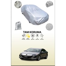 Dokaca Gri Mazda 3 / Axela Sedan 2009 - 2013 Uyumulu Oto Branda, Araba Brandası, Koruyucu Örtü