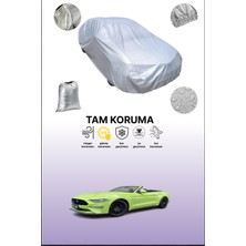 Dokaca Gri Ford Mustang Convertible 2017 - 2021 Uyumulu Oto Branda, Araba Brandası, Koruyucu Örtü
