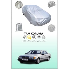 Dokaca Gri Mercedes E-Serisi (W124) 1993 - 1995 Uyumulu Oto Branda, Araba Brandası, Koruyucu Örtü