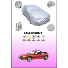Dokaca Gri Peugeot 205 Ctı 1986 - 1994 Uyumulu Oto Branda, Araba Brandası, Koruyucu Örtü