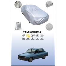 Dokaca Gri Renault 12 1969 - 1980 Uyumulu Oto Branda, Araba Brandası, Koruyucu Örtü