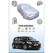 Dokaca Gri Seat Mii Electric Uyumulu Oto Branda, Araba Brandası, Koruyucu Örtü