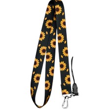Ayçiçeği Temalı Boyun Askı Ipi (A17)
