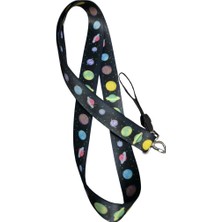 Renkli Gezegen Temalı Boyun Askı Ipi (A79)