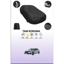 Dokaca Siyah Renault Talisman Estate Uyumlu Araba Brandası, Koruyucu Örtü, Oto Branda