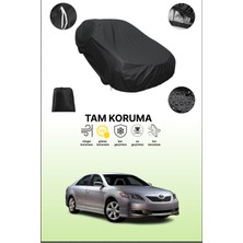 Dokaca Siyah Toyota Camry Hybrid 2009 - 2014 Uyumlu Araba Brandası, Koruyucu Örtü, Oto Branda
