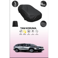 Dokaca Siyah Kia Sorento 2 Uyumlu Araba Brandası, Koruyucu Örtü, Oto Branda