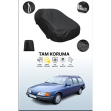 Dokaca Siyah Ford Sierra Turnier 2 Uyumlu Araba Brandası, Koruyucu Örtü, Oto Branda