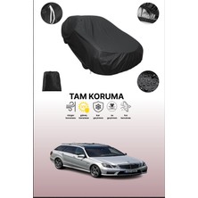 Dokaca Siyah Mercedes E 63 Amg T-Modell (S212) 2009 - 2012 Uyumlu Araba Brandası, Koruyucu Örtü, Oto Branda