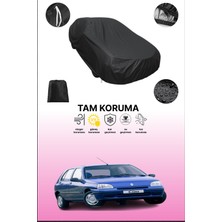 Dokaca Siyah Renault Clio 5 Kapılı 1990 - 1996 Uyumlu Araba Brandası, Koruyucu Örtü, Oto Branda