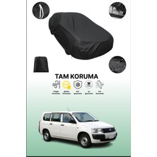 Dokaca Siyah Toyota Probox Uyumlu Araba Brandası, Koruyucu Örtü, Oto Branda