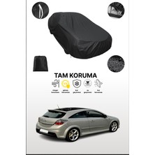 Dokaca Siyah Opel Astra 3 Kapılı (Gtc) 2005 - 2009 Uyumlu Araba Brandası, Koruyucu Örtü, Oto Branda
