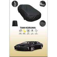 Dokaca Siyah Toyota Mirai 2015 - 2021 Uyumlu Araba Brandası, Koruyucu Örtü, Oto Branda