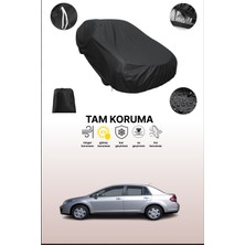 Dokaca Siyah Nissan Tiida/versa Sedan 2006 - 2011 Uyumlu Araba Brandası, Koruyucu Örtü, Oto Branda