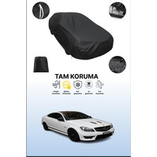 Dokaca Siyah Mercedes C-Serisi Coupe (C204) 2011 - 2013 Uyumlu Araba Brandası, Koruyucu Örtü, Oto Branda