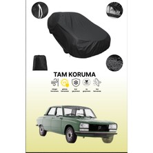 Dokaca Siyah Peugeot 304 Uyumlu Araba Brandası, Koruyucu Örtü, Oto Branda