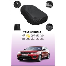 Dokaca Siyah Land Rover Range Rover Sport Svr 2015 - 2017 Uyumlu Araba Brandası, Koruyucu Örtü, Oto Branda
