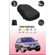 Dokaca Siyah Renault Megane 5 Kapılı 1999 - 2002 Uyumlu Araba Brandası, Koruyucu Örtü, Oto Branda