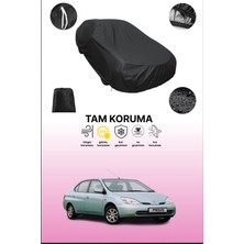 Dokaca Siyah Toyota Prius 1997 - 2004 Uyumlu Araba Brandası, Koruyucu Örtü, Oto Branda