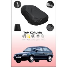 Dokaca Siyah Opel Astra 3 Kapılı 1991 - 1994 Uyumlu Araba Brandası, Koruyucu Örtü, Oto Branda