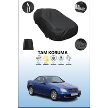 Dokaca Siyah Mercedes Slk (R170) 2000 - 2004 Uyumlu Araba Brandası, Koruyucu Örtü, Oto Branda