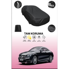 Dokaca Siyah Mercedes S-Class Coupe (C217) 2017 - 2021 Uyumlu Araba Brandası, Koruyucu Örtü, Oto Branda
