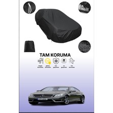 Dokaca Siyah Mercedes cl 63 Amg (C216) 2012 - 2013 Uyumlu Araba Brandası, Koruyucu Örtü, Oto Branda