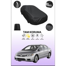 Dokaca Siyah Honda Civic 2 Hatchback Uyumlu Araba Brandası, Koruyucu Örtü, Oto Branda