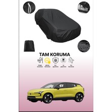 Dokaca Siyah Volvo EX30 Uyumlu Araba Brandası, Koruyucu Örtü, Oto Branda