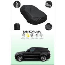 Dokaca Siyah Land Rover Range Rover Sport 2013 - 2017 Uyumlu Araba Brandası, Koruyucu Örtü, Oto Branda