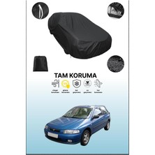 Dokaca Siyah Mazda 323 P 5 Uyumlu Araba Brandası, Koruyucu Örtü, Oto Branda