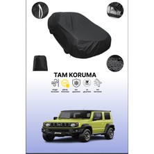Dokaca Siyah Suzuki Jimny 2018 - 2021 Uyumlu Araba Brandası, Koruyucu Örtü, Oto Branda