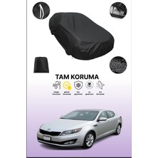 Dokaca Siyah Kia Optima 3 Uyumlu Araba Brandası, Koruyucu Örtü, Oto Branda