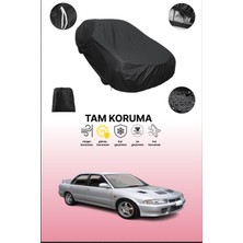 Dokaca Siyah Mitsubishi Lancer Evolution 1 Uyumlu Araba Brandası, Koruyucu Örtü, Oto Branda