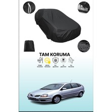 Dokaca Siyah Nissan Almera Tino 2000 - 2006 Uyumlu Araba Brandası, Koruyucu Örtü, Oto Branda