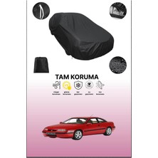 Dokaca Siyah Opel Calibra Uyumlu Araba Brandası, Koruyucu Örtü, Oto Branda