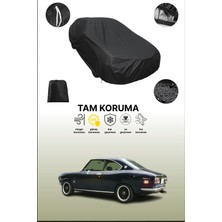 Dokaca Siyah Mazda Rx-2 1970 - 1978 Uyumlu Araba Brandası, Koruyucu Örtü, Oto Branda