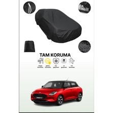 Dokaca Siyah Suzuki Swift Vı Uyumlu Araba Brandası, Koruyucu Örtü, Oto Branda